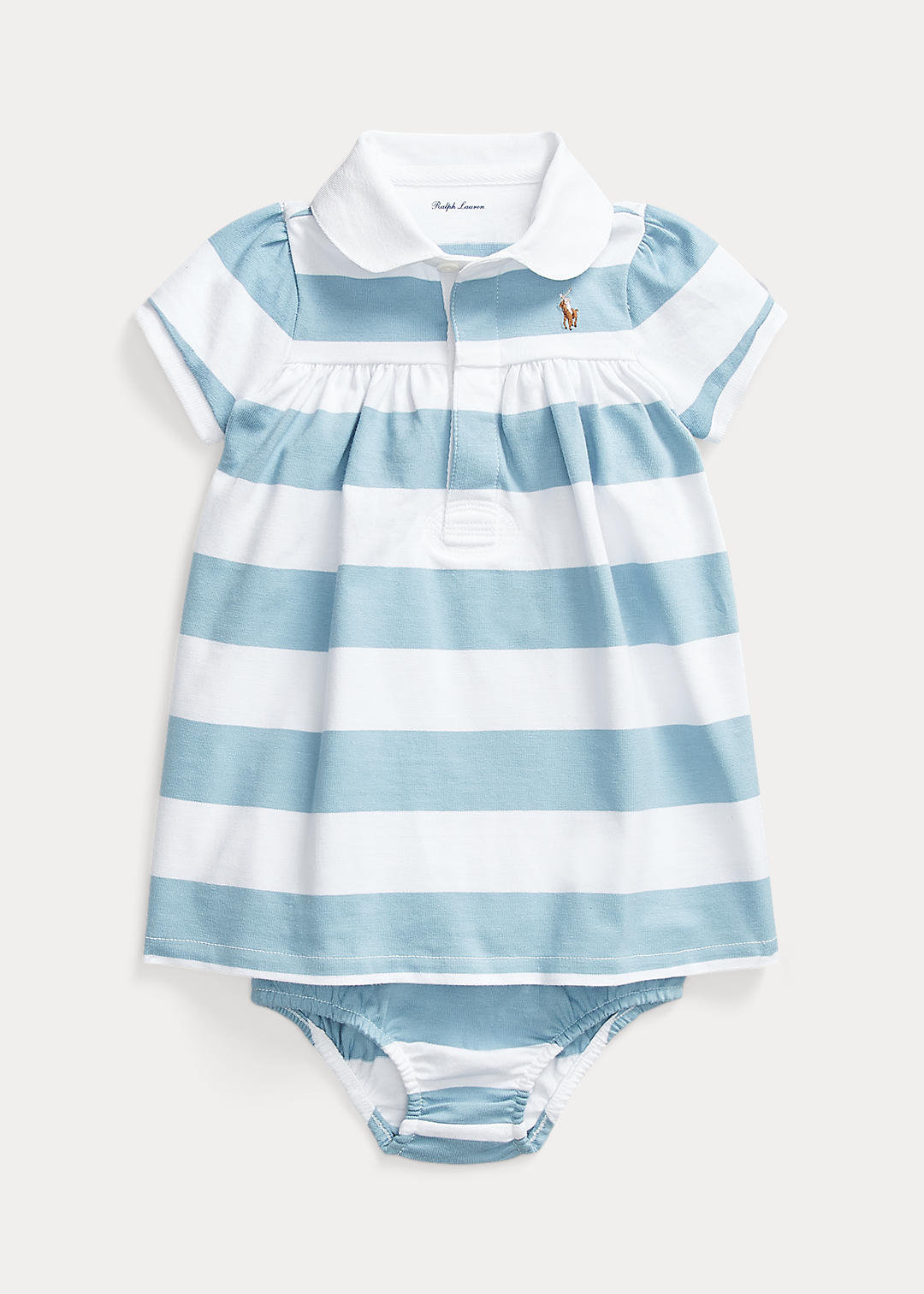 Striped Jersey Rugby Dress & Bloomer