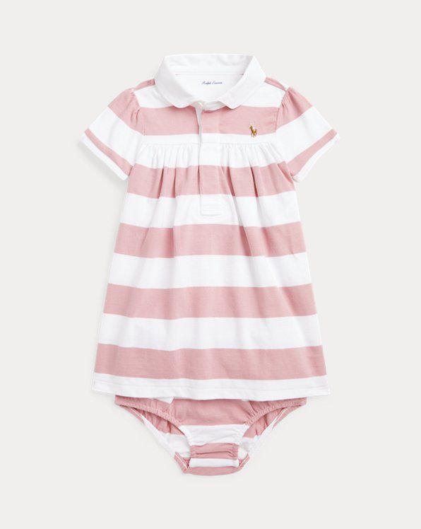 Striped Jersey Rugby Dress &amp; Bloomer