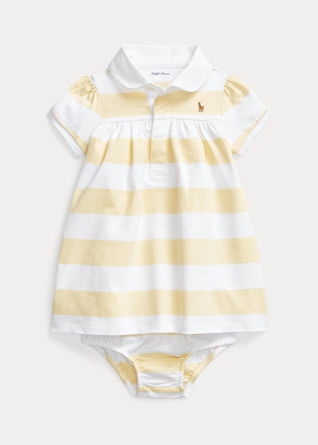 Striped Jersey Rugby Dress & Bloomer