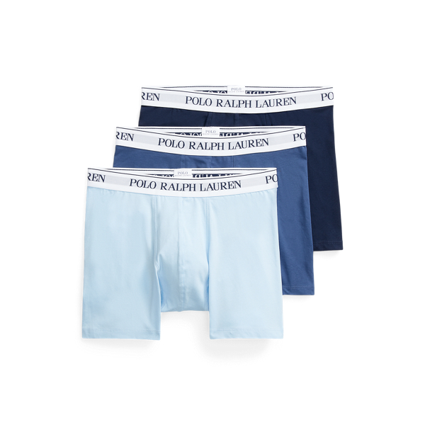 Lot de trois slips-boxers coton stretch pour Men | Ralph Lauren® FR