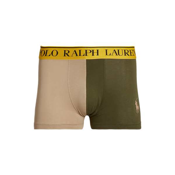Colour-Blocked Stretch Cotton Trunk