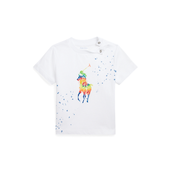 T-shirt em malha de algodão Big Pony
