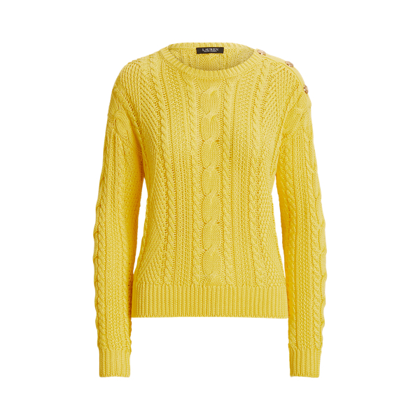 Pull en tricot d'Aran de coton