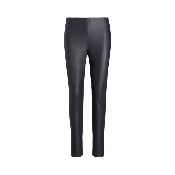 Calças de couro elásticas Skinny
