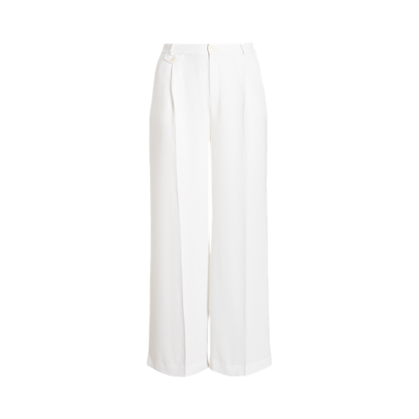 Pleated Georgette Trouser