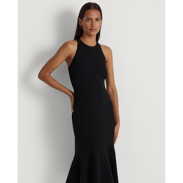 Ralph Lauren Women's Double Faced Fit And Flare Dress Blue Size 14 main image 1