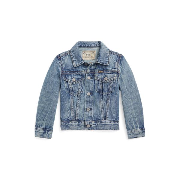 Casaco de camionista em denim