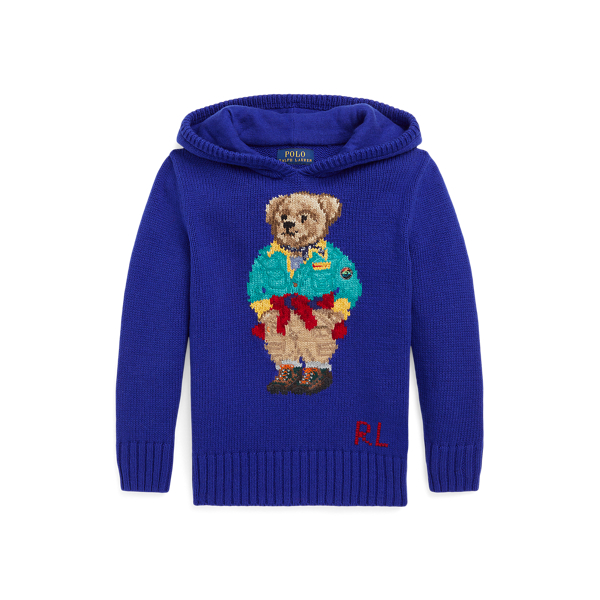 Pull à capuche Polo Bear