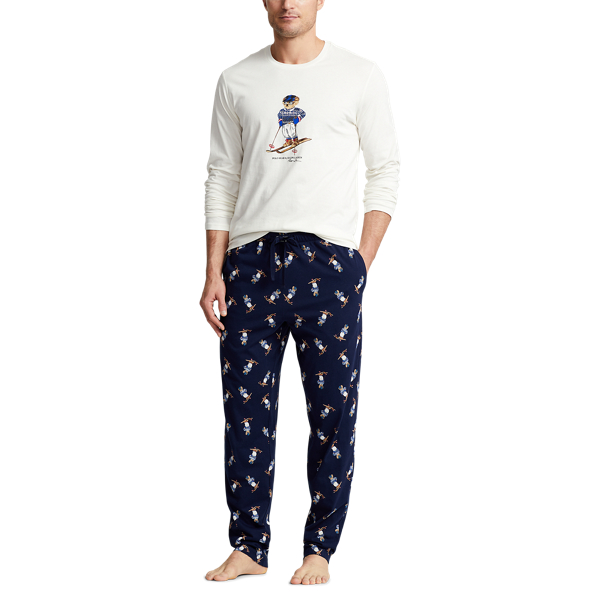 ralph lauren cotton jersey pajama set