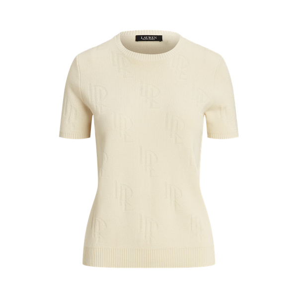 Camisola jacquard com monograma