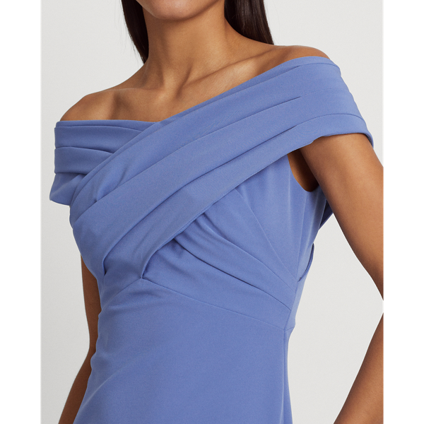 Crepe Off-the-Shoulder Gown for Women | Ralph Lauren® OM