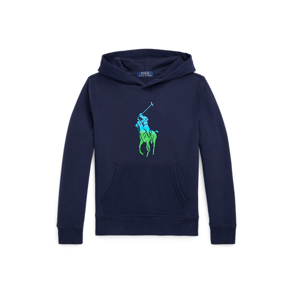 Sweat à capuche Big Pony ombré molleton