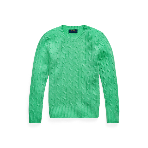 Cable-Knit Cashmere Sweater | Ralph Lauren UK