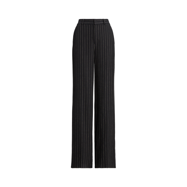 Pantalon à pinces large sergé milleraies