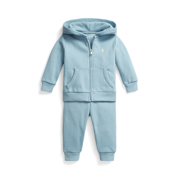 Fleece Full-Zip Hoodie and Trouser Set