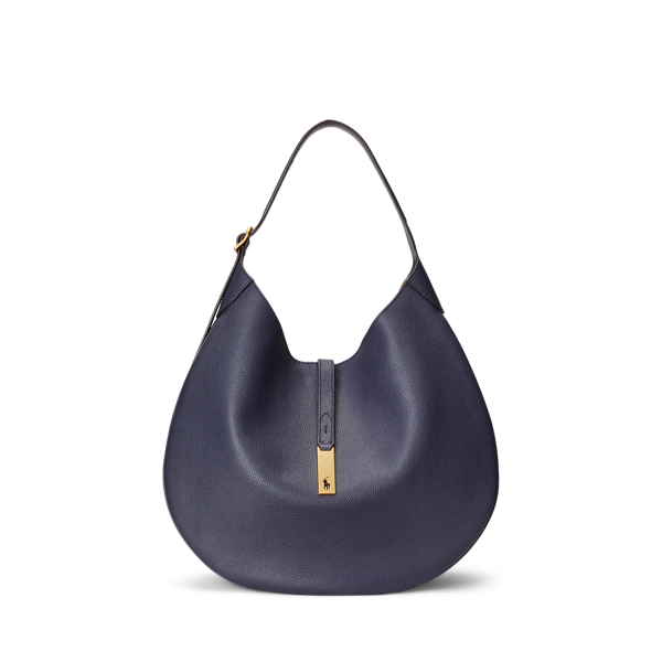 Polo ID Large Leather Shoulder Bag for Women | Ralph Lauren® NL