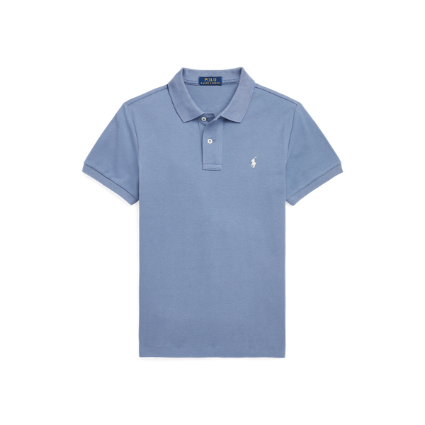 Polo cintré en coton piqué