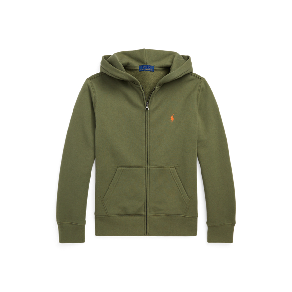 Sweat à capuche zippé en molleton