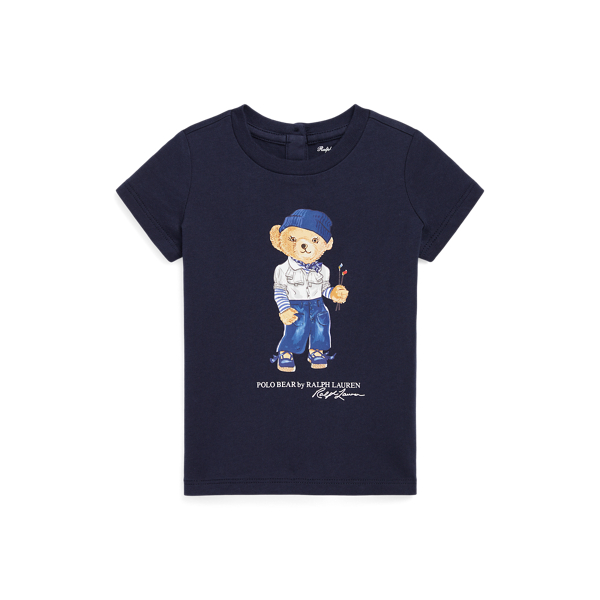 T-shirt Polo Bear jersey de coton