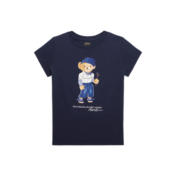 T-shirt de malha com Polo Bear