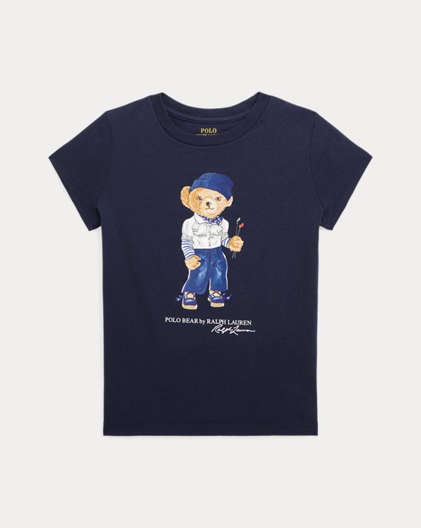 T-shirt de malha com Polo Bear