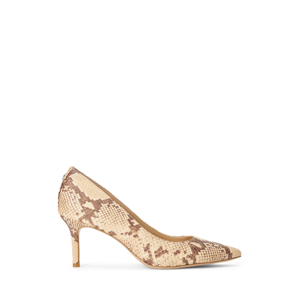 Sapatos de pele de cobra Lanette