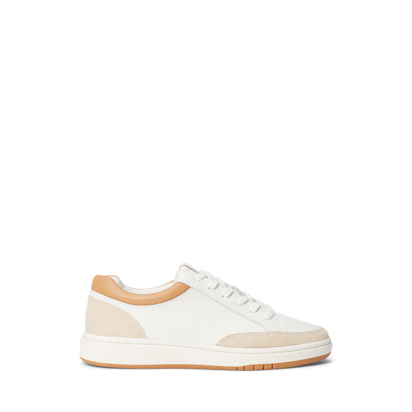 Hailey Leather and Suede Trainer