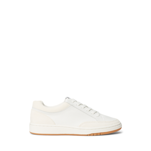 Hailey Leather and Suede Trainer