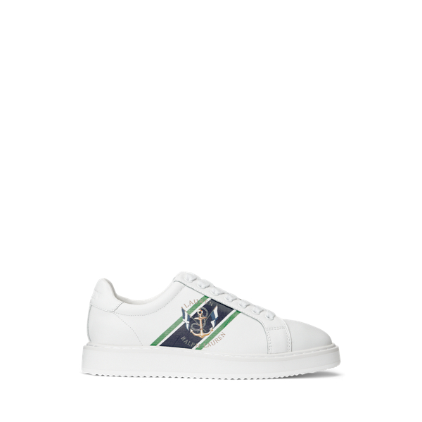 Angeline IV Print Leather Trainer