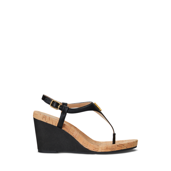 Jeannie Faux-Leather Sandal