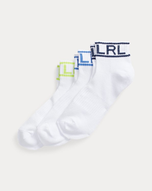 Logo Quarter-Top Sock 3-Pack