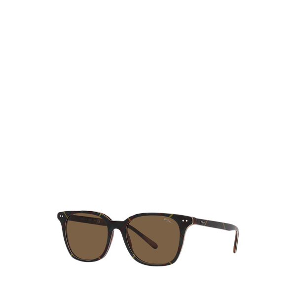 Lunettes de soleil carrées écossaises