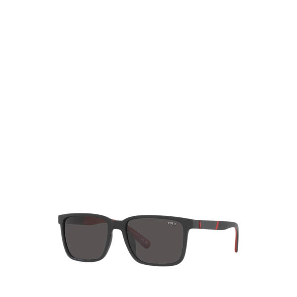 Colour-Blocked Fluted Sunglasses