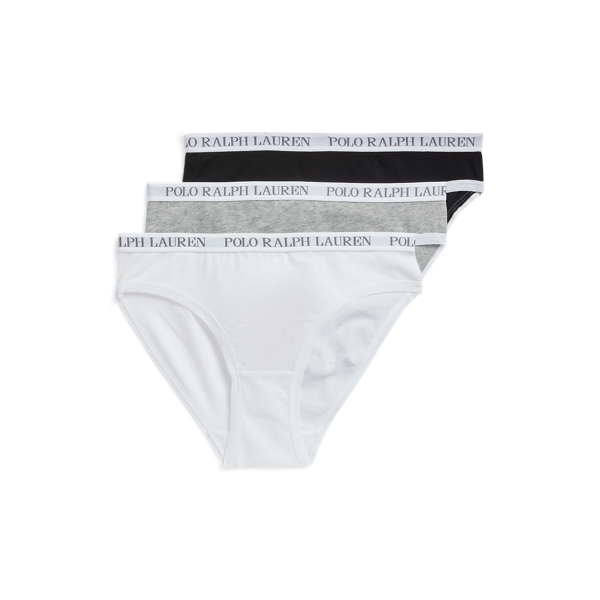 Polo Pony Stretch Jersey Bikini 3-Pack