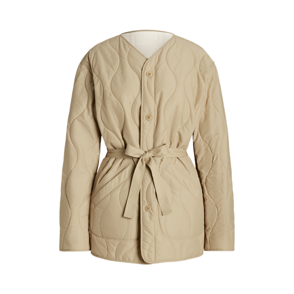 Manteau ripstop matelassé réversible