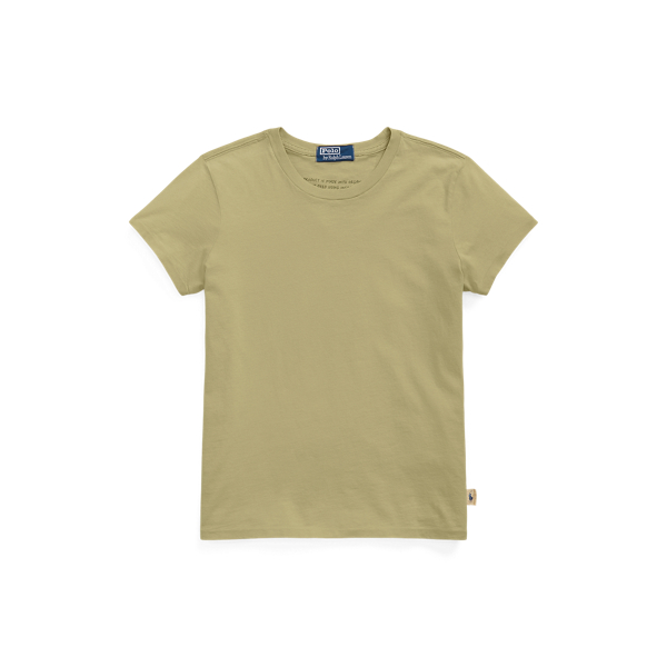 T-shirt col rond en coton bio