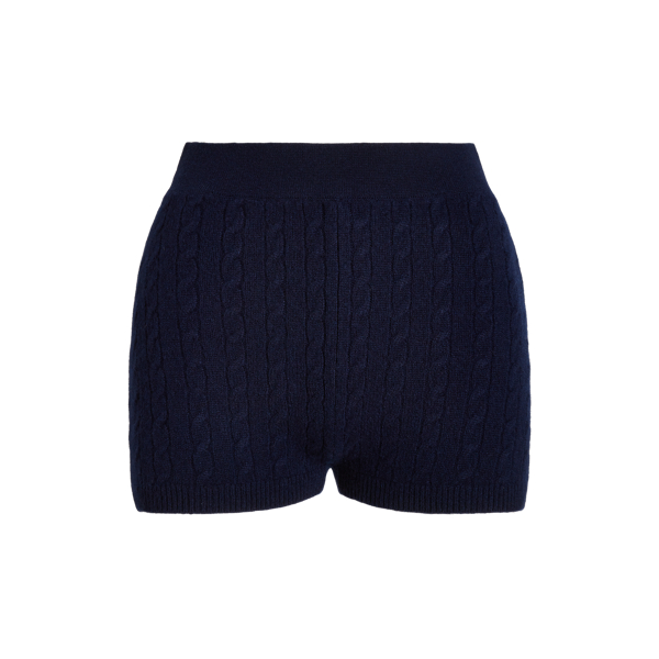 Short à mini-torsades laine et cachemire