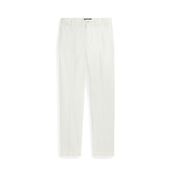 Calças chino de sarja Slim Fit curtas