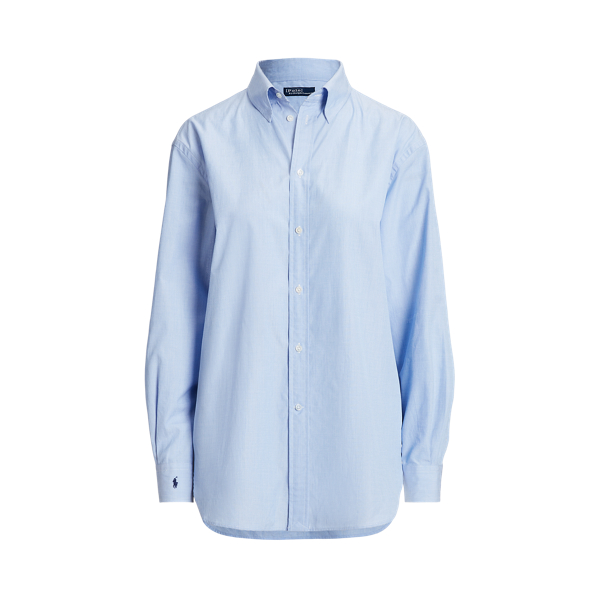 Camisa em popelina de algodão Oversize