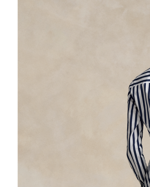 This striped cotton shirtdress is designed in an A-line silhouette and finished with our signature embroidered Pony on the left chest. A removable self-belt allows for versatility in styling and waist definition.