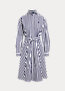 Robe-chemise ceinturée en coton rayé pour Women | Ralph Lauren® FR