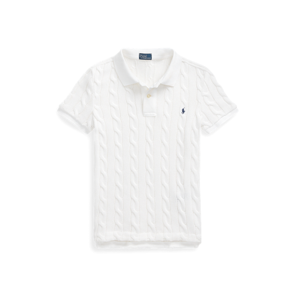 Camisa Polo Slim Fit em malha trançada