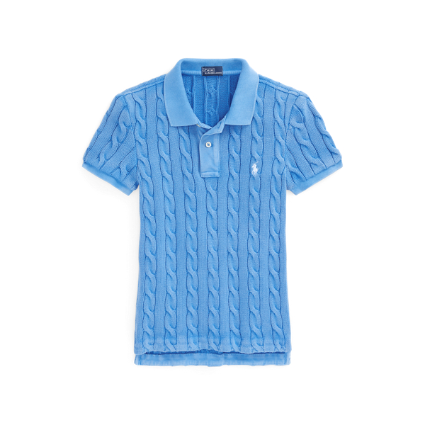 Camisa Polo Slim Fit em malha trançada