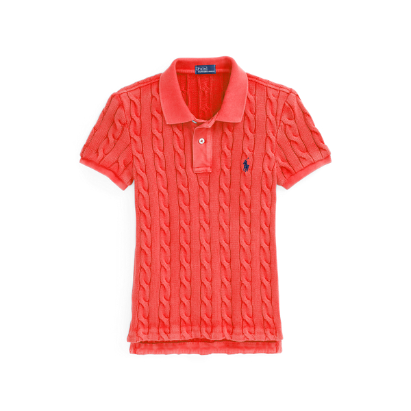 Camisa Polo Slim Fit em malha trançada