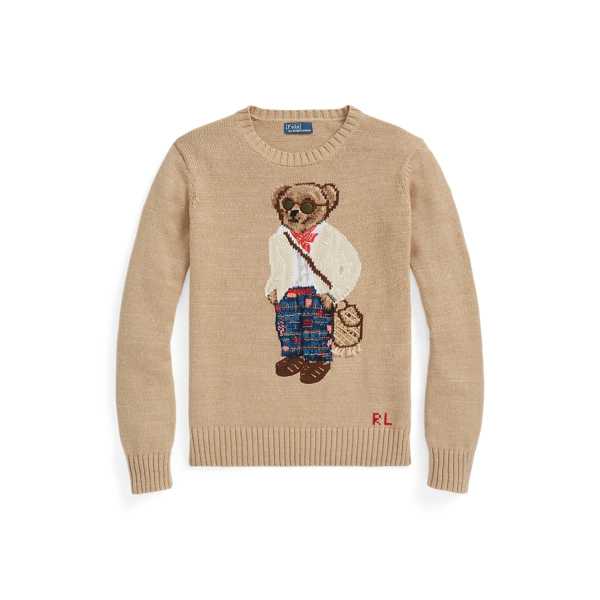Polo Bear Cotton-Blend Jumper