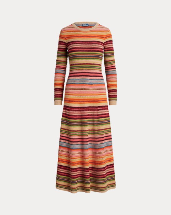 Multi-Stripe Jumper Dress