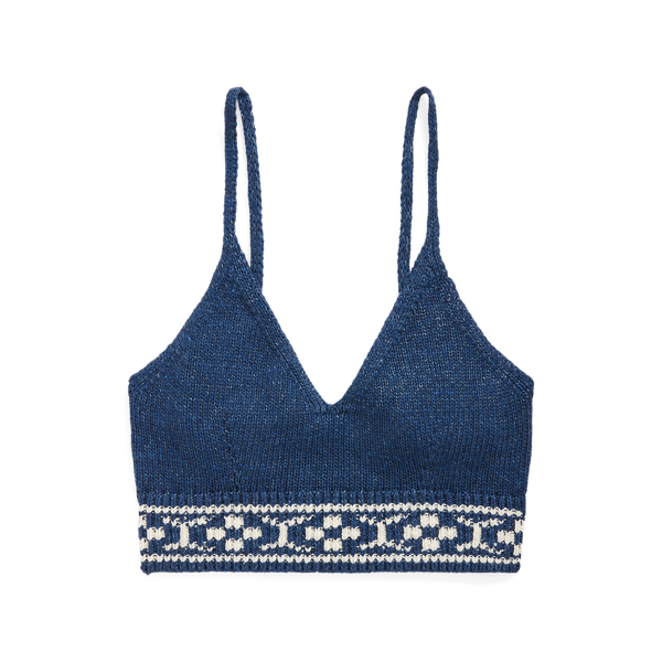 Soutien-gorge brassière en coton et lin