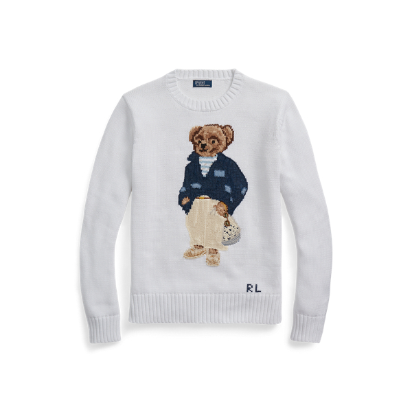 Polo Bear Cotton-Blend Jumper