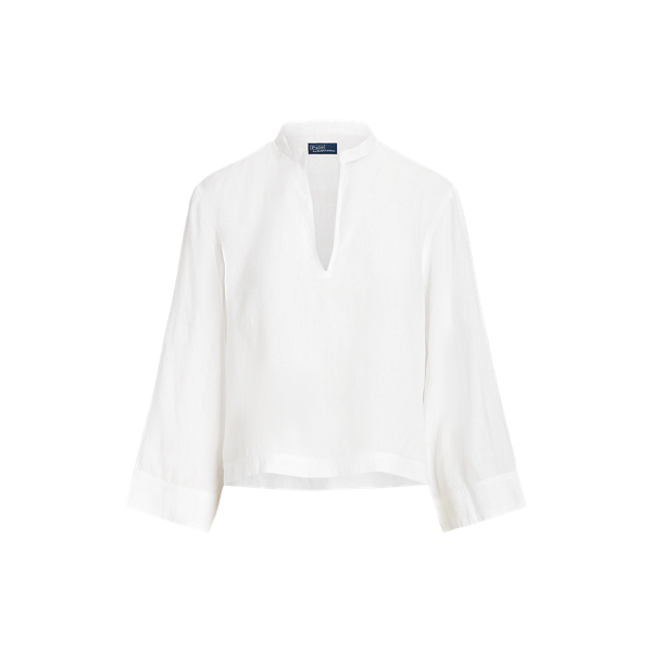 Haut court décontracté en lin pour Women | Ralph Lauren® FR