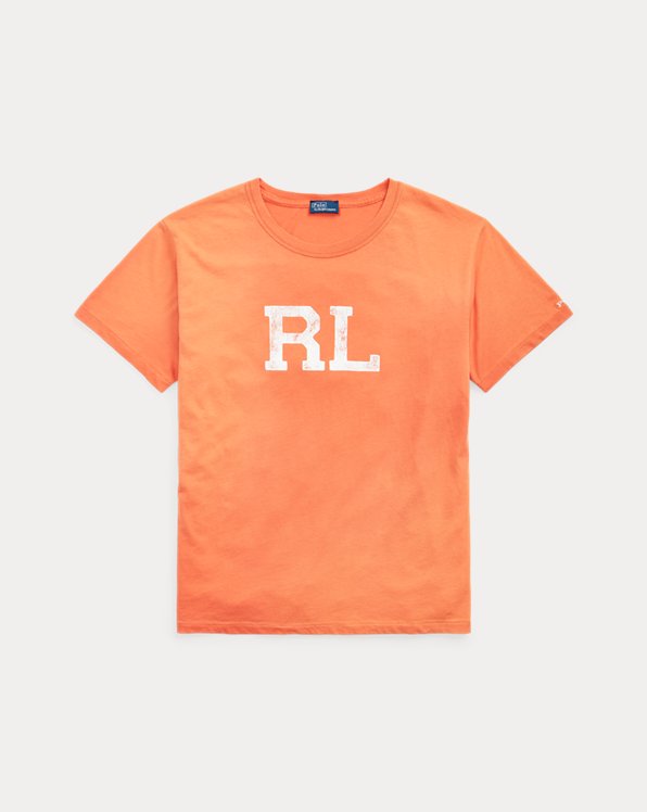 T-shirt de malha com logótipo RL